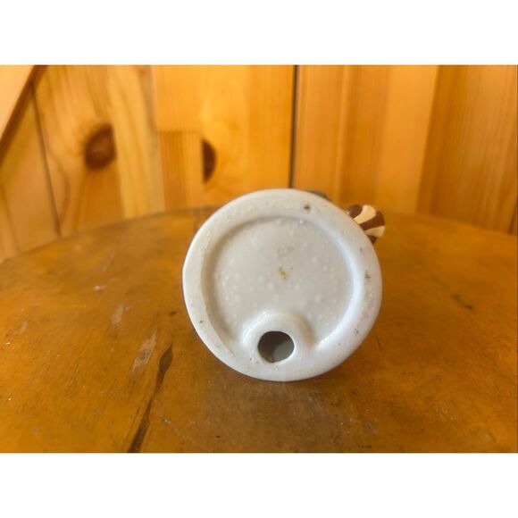 Vtg Capodimonte Clown Figurine Painted Umbrella Pedestal Tie Unmarked (5553) - Picture 5 of 5